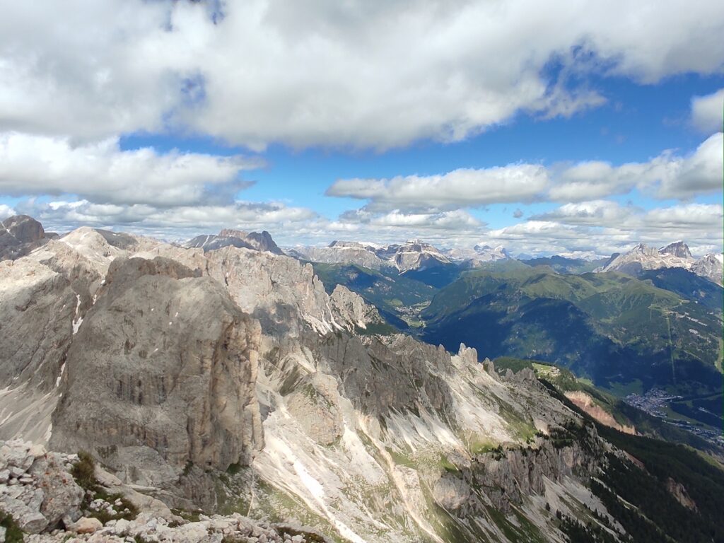 Panorama dalla Roda di Vael