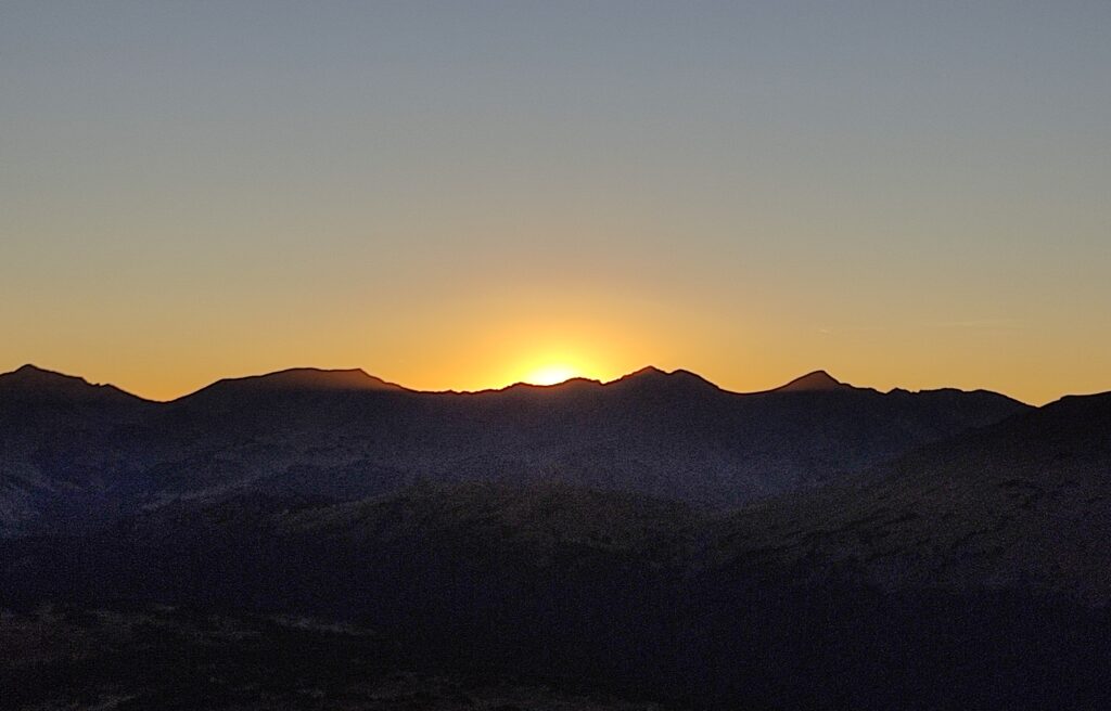 Rocky Mountains Sunset